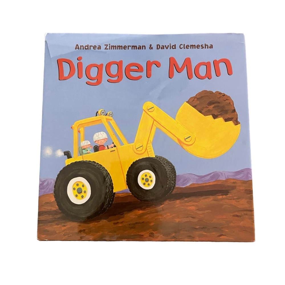 Hardcover Digger Man Children’s Boy Construction Book